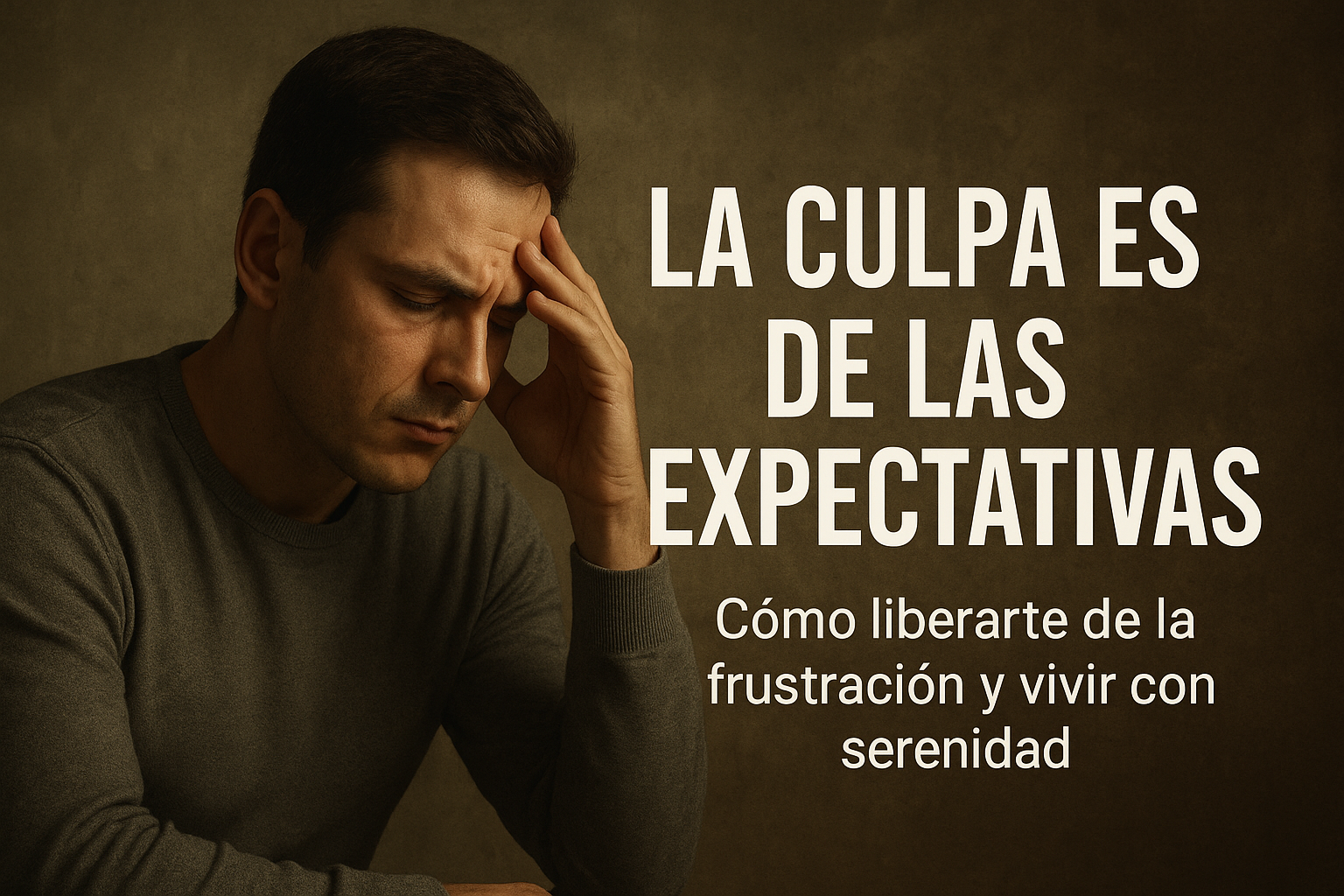La culpa es de las expectativas: Cómo liberarte de la frustración y vivir con serenidad